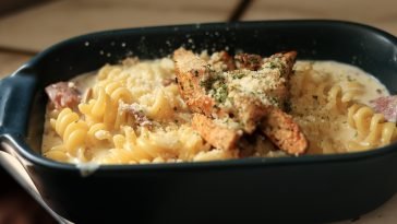 Four Cheese Chicken Carbonara